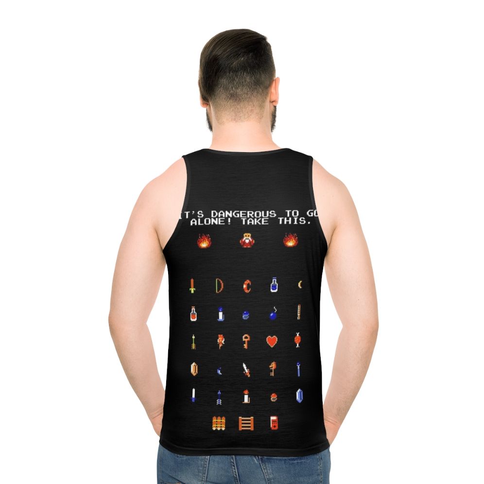 Retro Nintendo "It's Dangerous to Go Alone" Unisex Tank Top