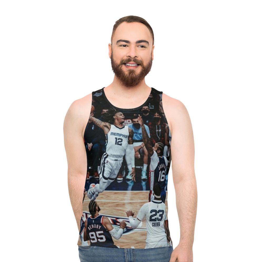 Ja Morant Posterized Dunk Unisex Basketball Tank Top