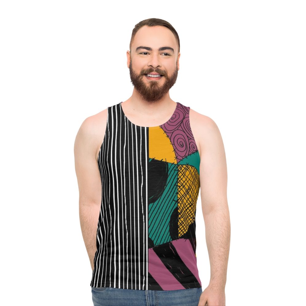 Jack and Sally Nightmare Before Christmas Unisex Tank Top