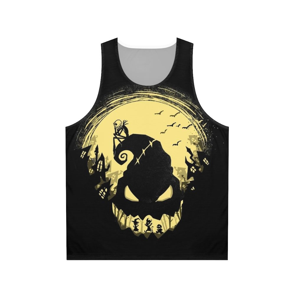 Jack Skellington Halloween tank top with Oogie Boogie from The Nightmare Before Christmas
