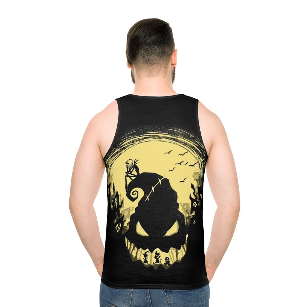 Jack Skellington Halloween tank top with Oogie Boogie from The Nightmare Before Christmas