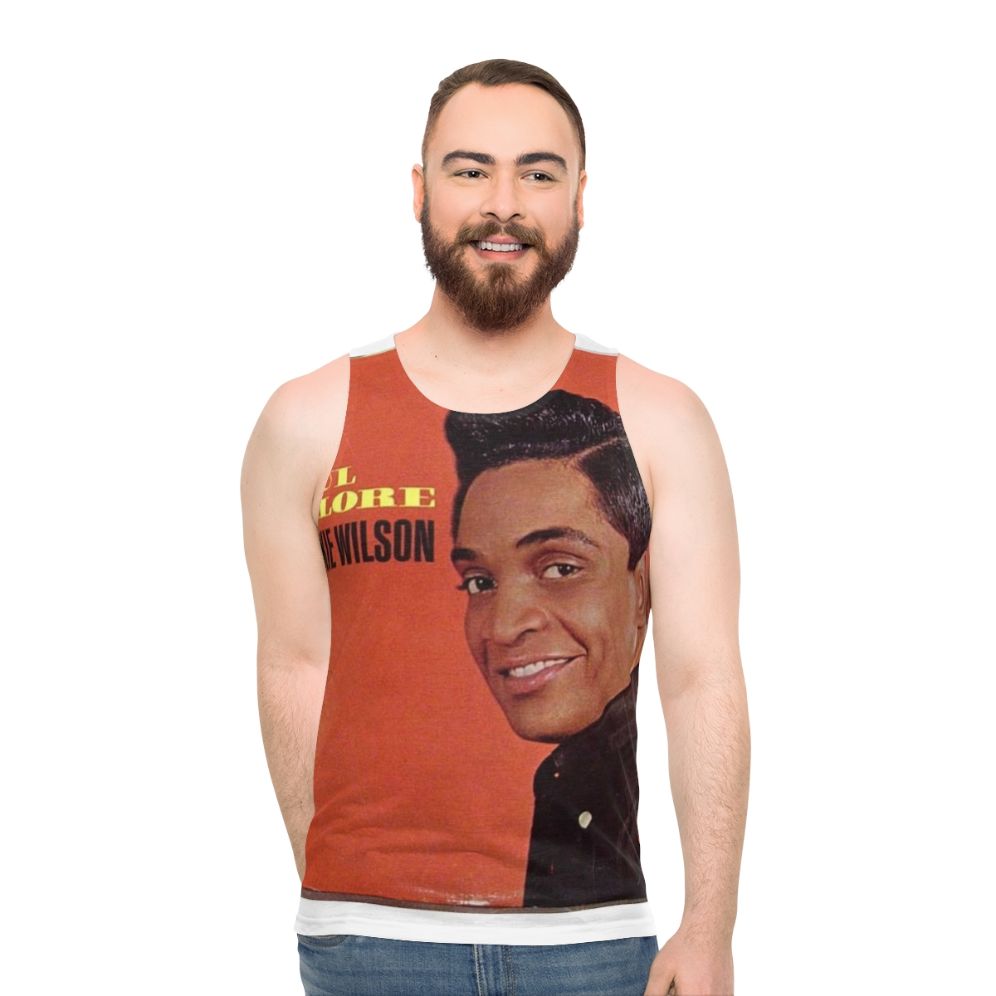 Vintage Jackie Wilson Soul Galore 1966 Unisex Tank Top