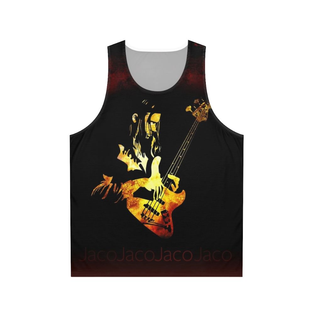 Jaco Pastorius inspired unisex jazz bass fusion tank top