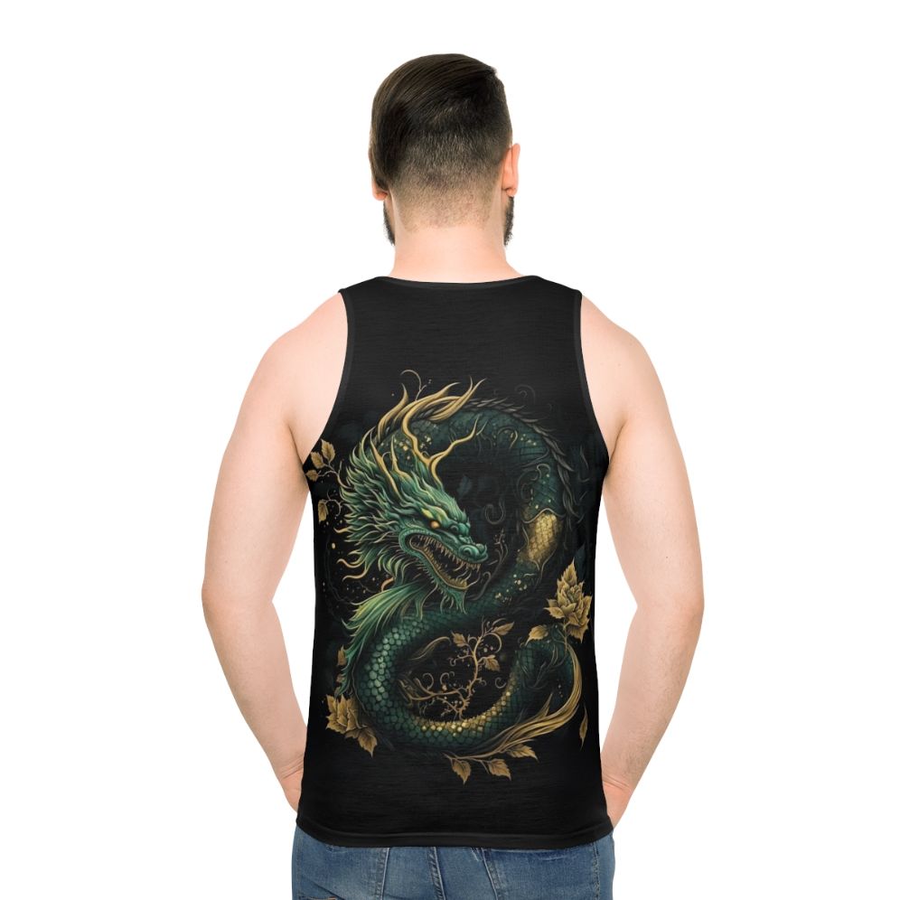 Jade dragon unisex tank top