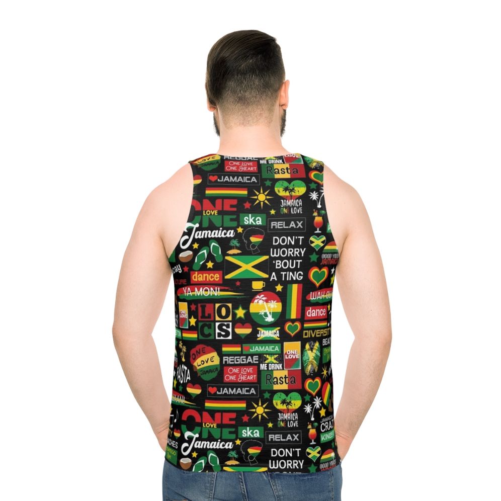 Jamaica One Love Reggae Rastafarian Culture Unisex Tank Top