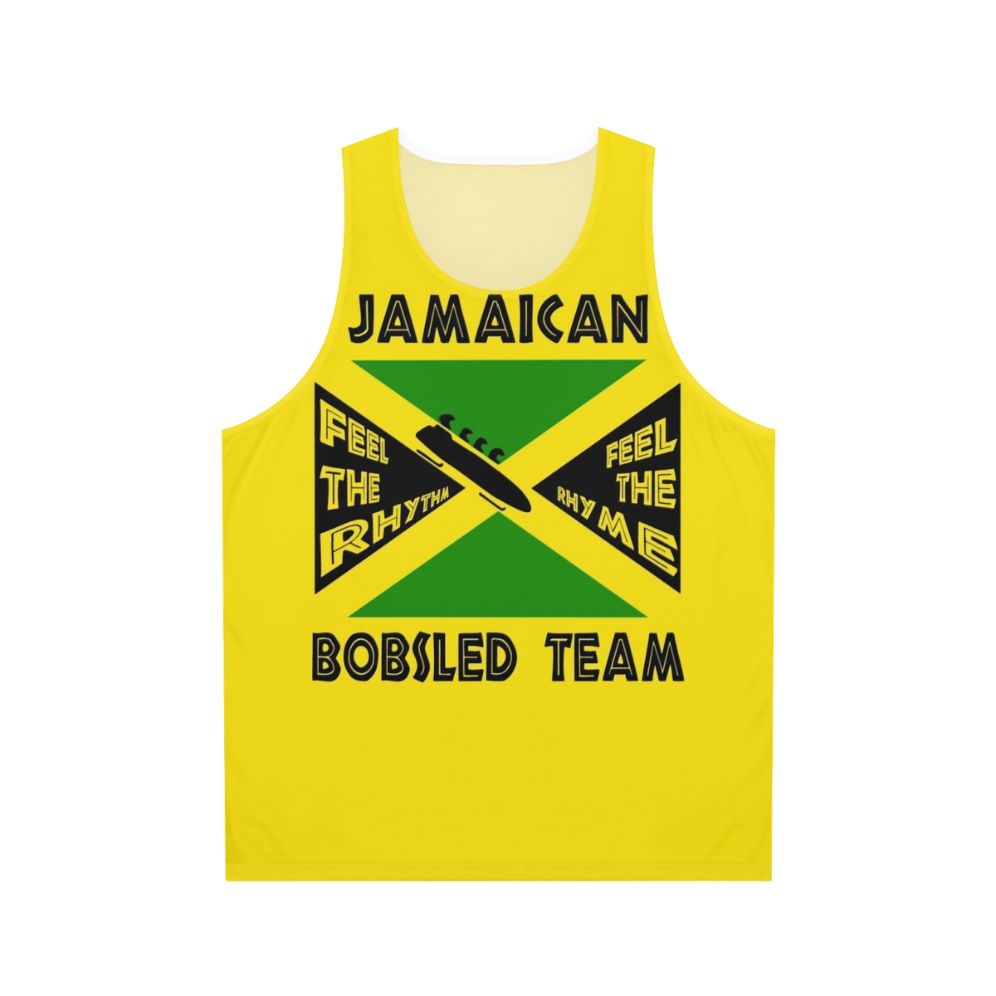 Jamaican bobsled team unisex tank top
