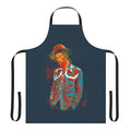 Jamaican-inspired cowboy apron with reggae, punk, and ska-themed design