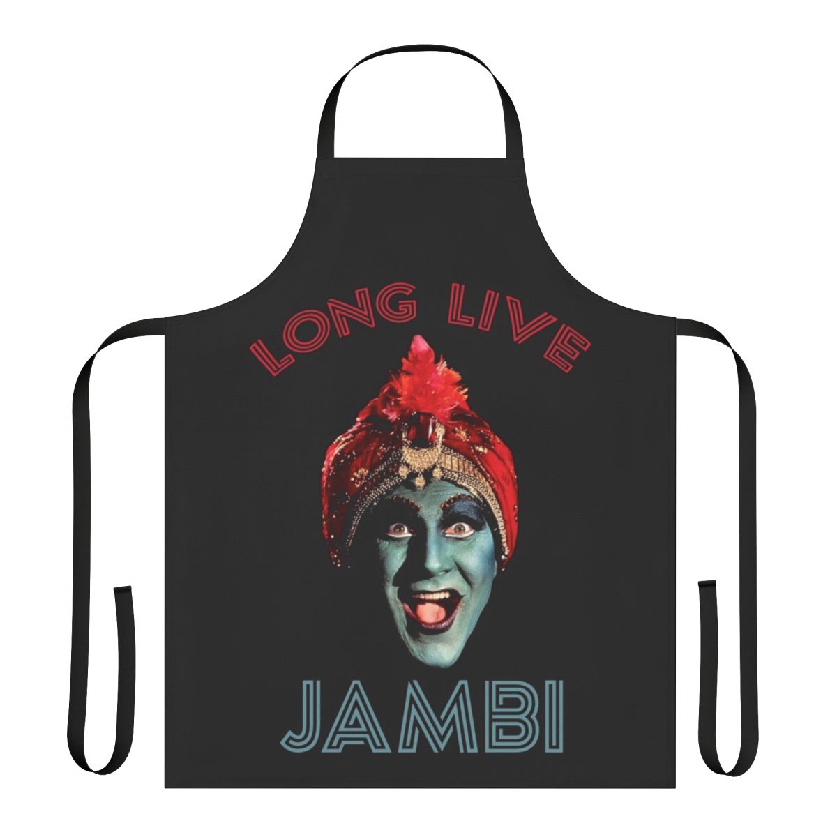Jambi-Inspired 80s Comedy Apron - Retro TV Show Tribute