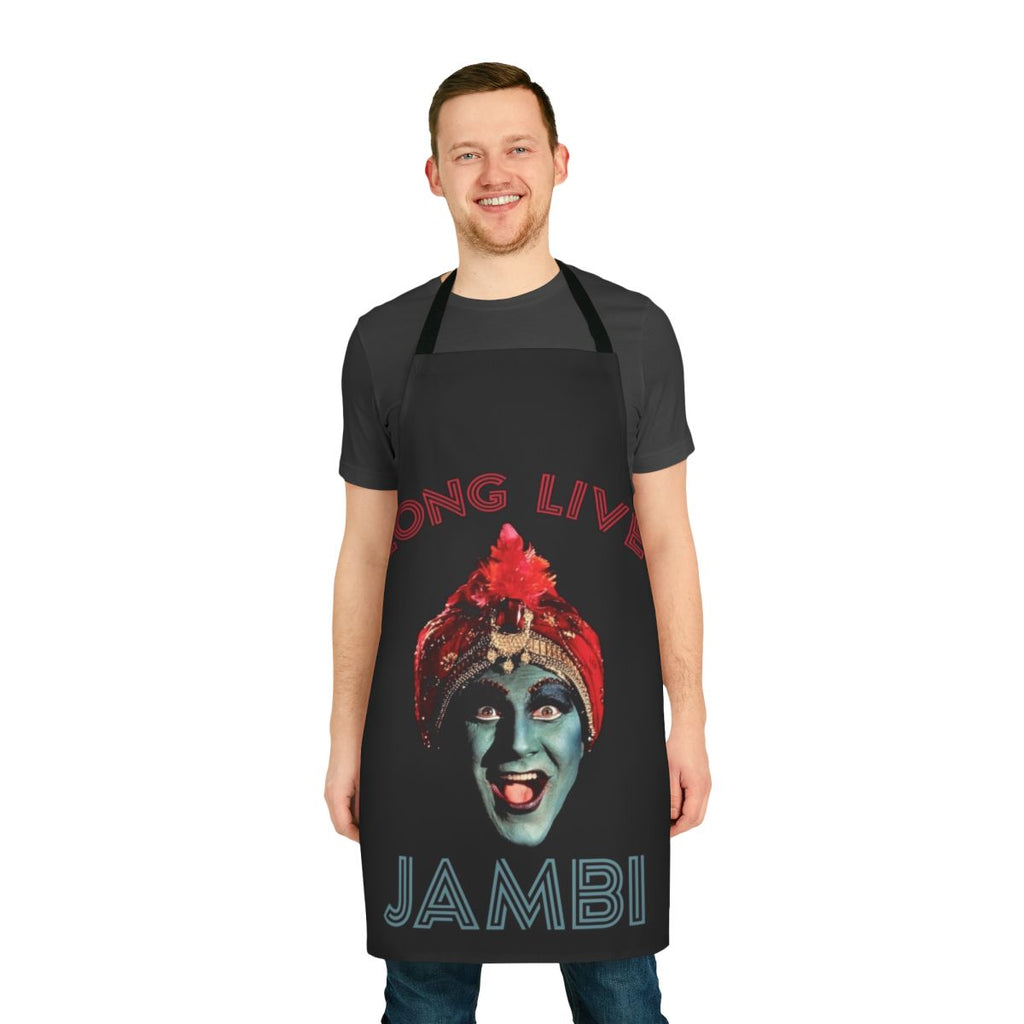 Jambi-Inspired 80s Comedy Apron - Retro TV Show Tribute