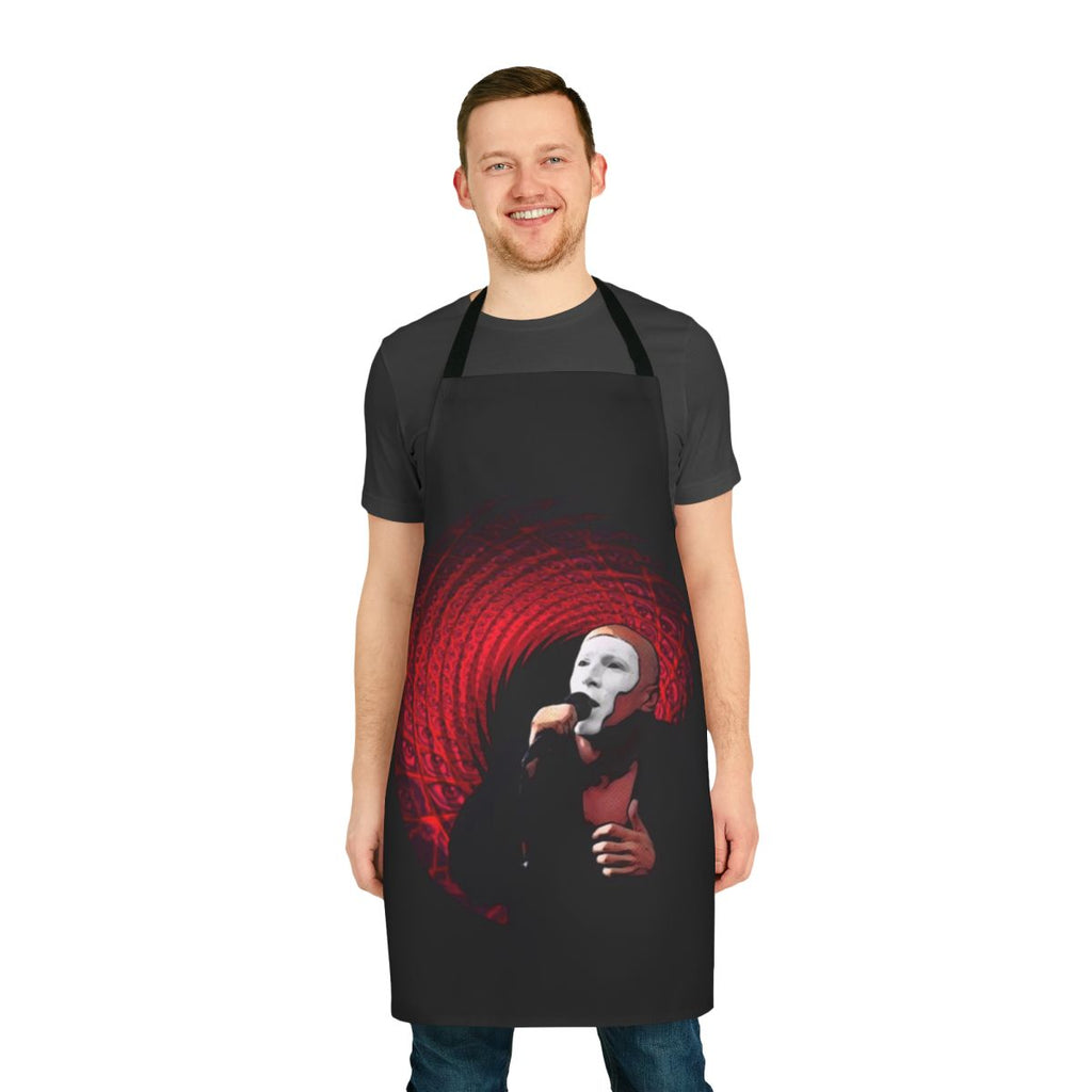Jambi inspired digital art apron for metal and Tool fans