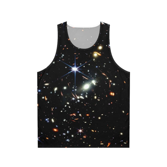 Unisex tank top featuring the James Webb Space Telescope Deep Field image