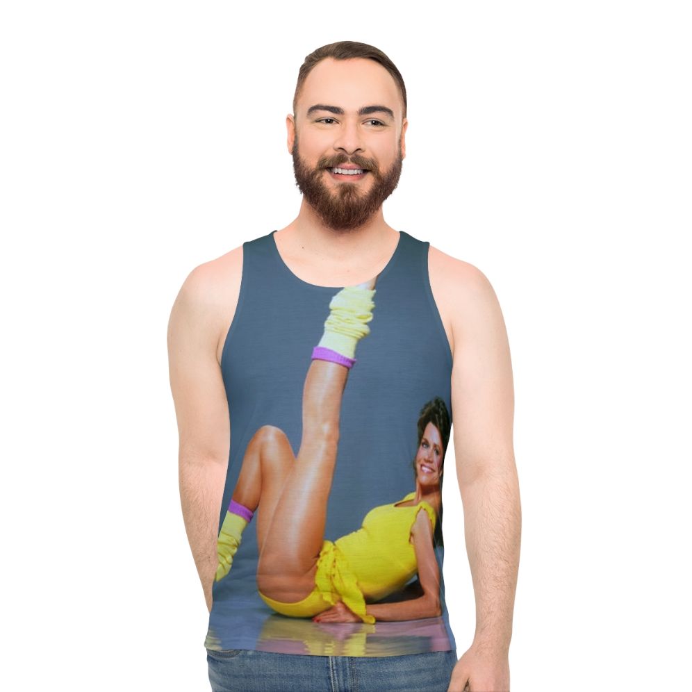 Jane Fonda Unisex Vintage Tank Top
