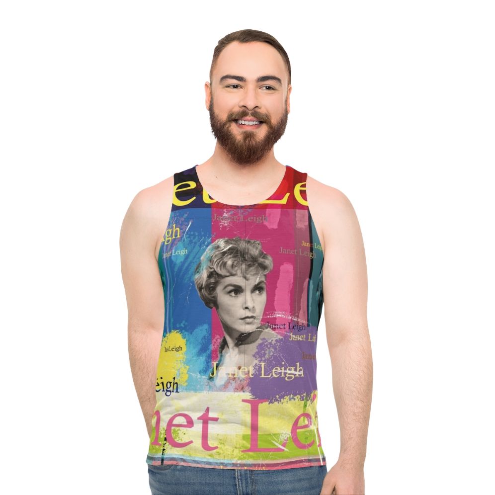 Janet Leigh portrait unisex tank top