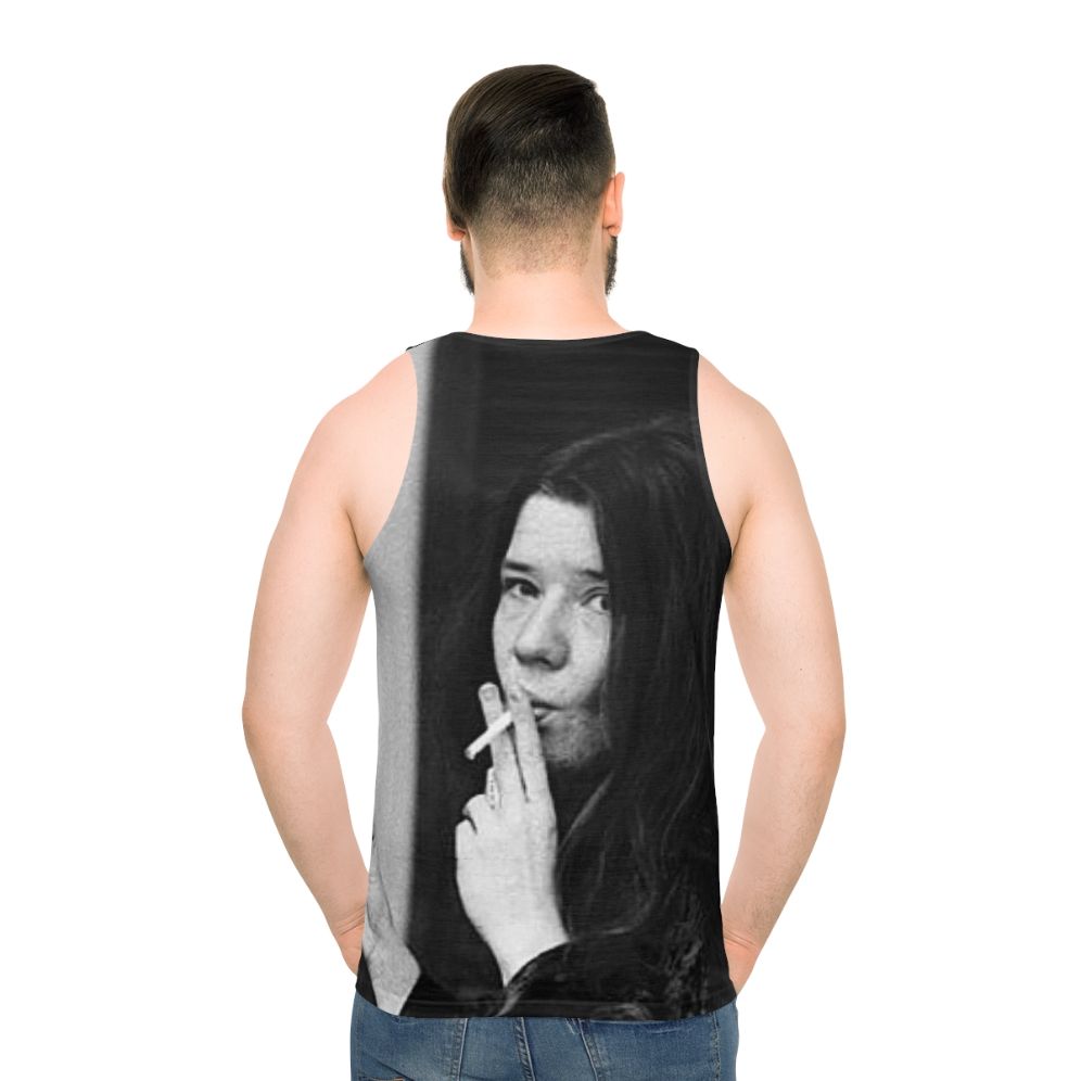 Janis Joplin Inspired Cool Smoker Unisex Tank Top