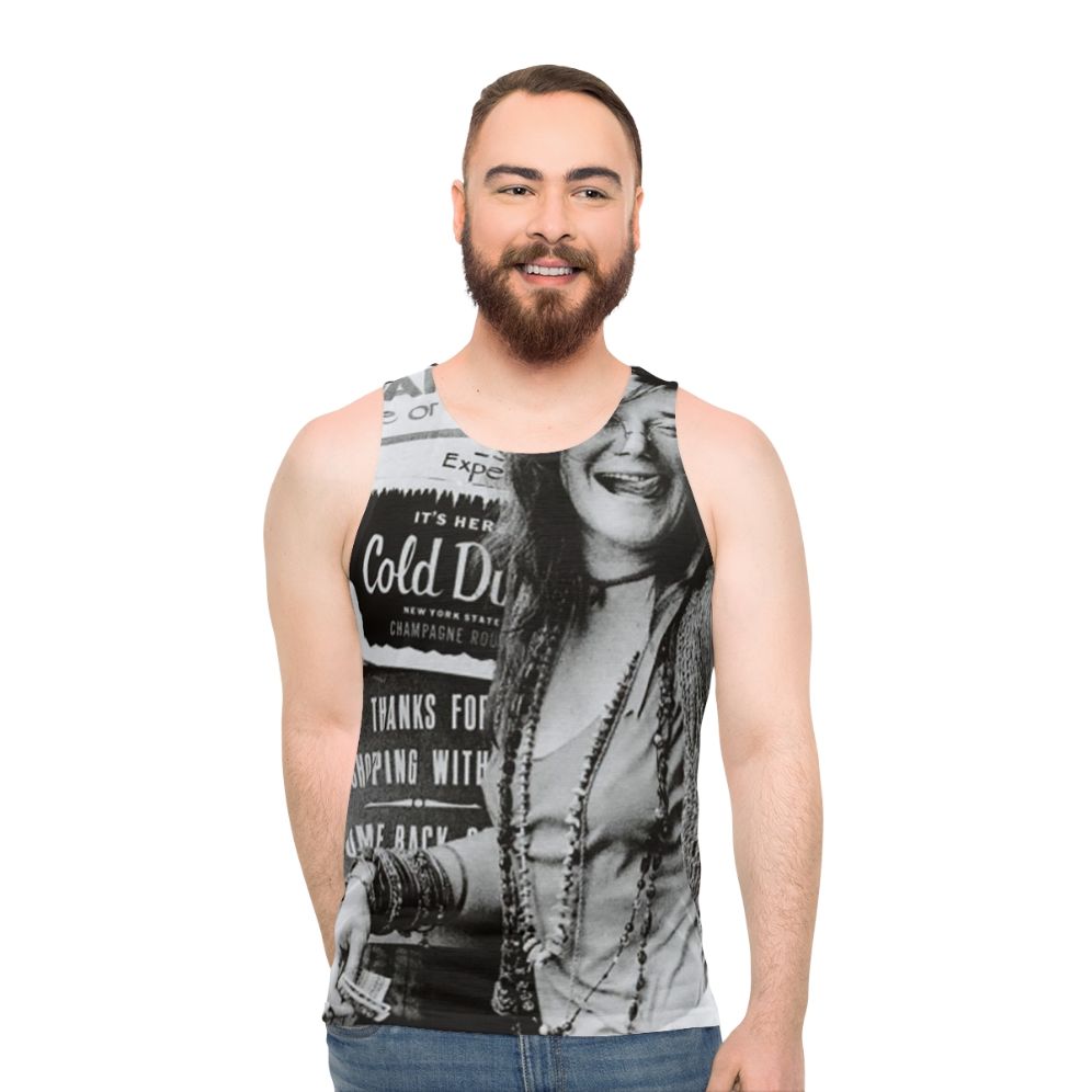 Janis Joplin graphic tank top