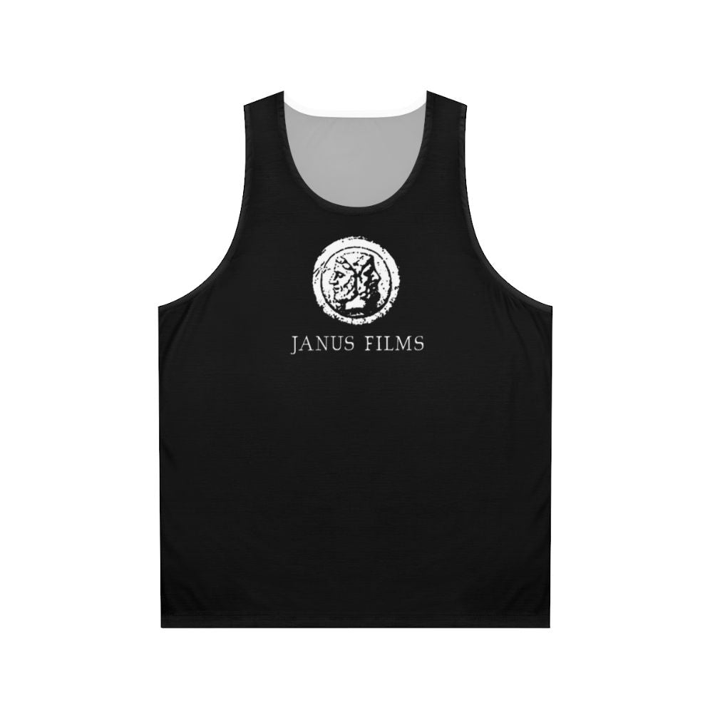 Janus Films Unisex Tank Top with Minimalist Movie Design