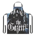 Japan-Inspired Rock Band Apron with Stylized Graphics