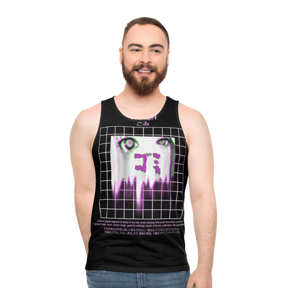 Japanese anime aesthetic unisex tank top