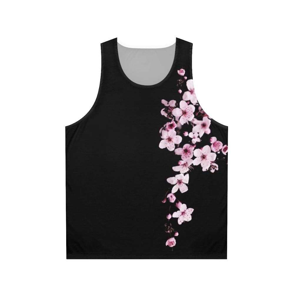 Japanese Cherry Blossom Unisex Tank Top