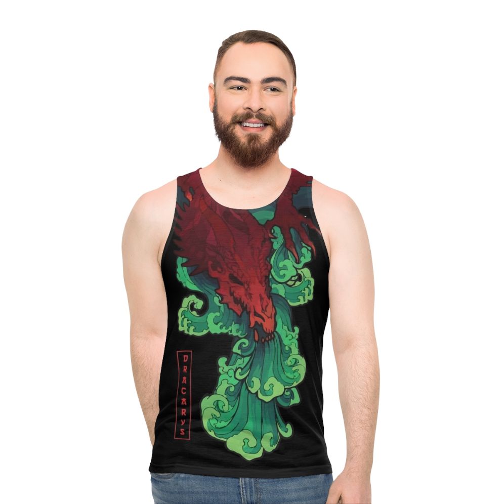 Japanese Dracarys Unisex Tank Top