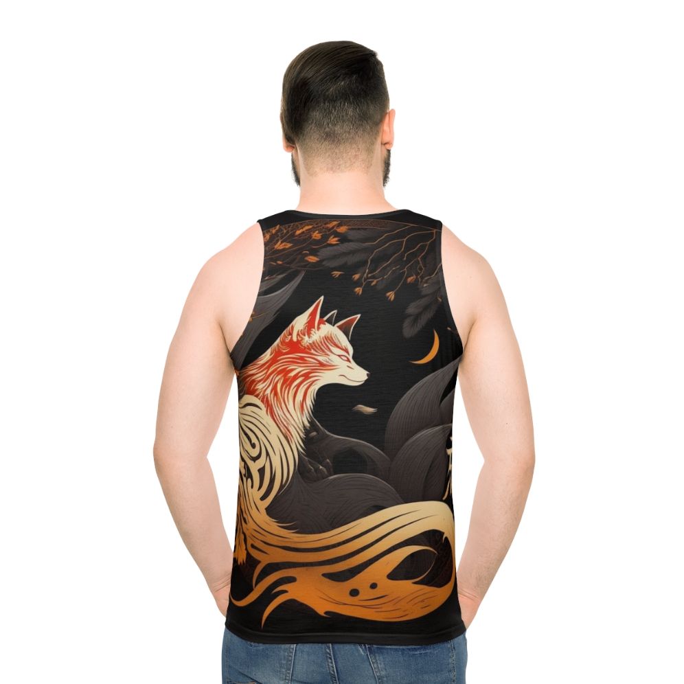 Japanese Kitsune Unisex Tank Top