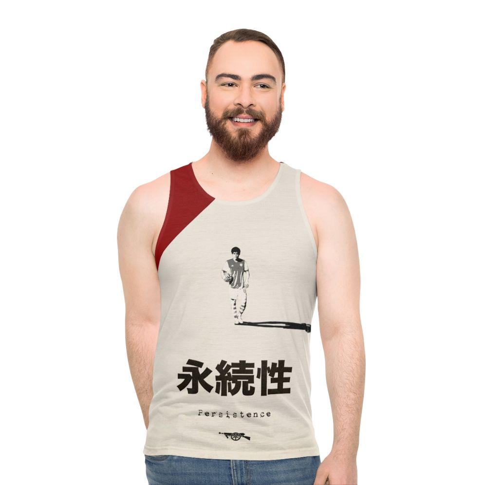 Japanese military inspired unisex tank top