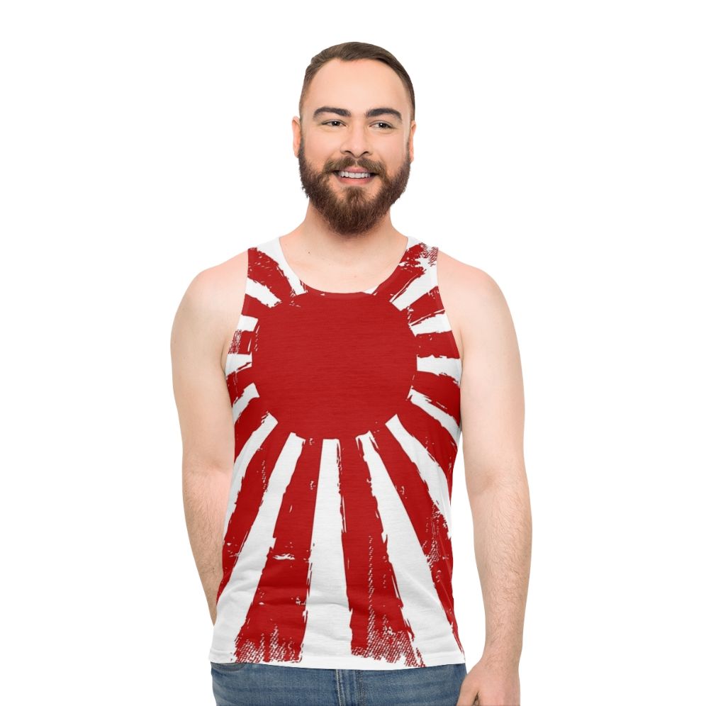 Japanese Rising Sun Unisex Tank Top