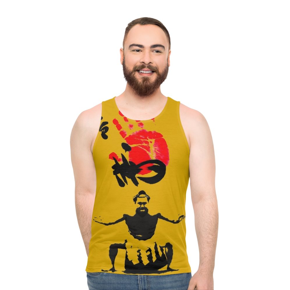 Japanese sumo wrestler unisex tank top