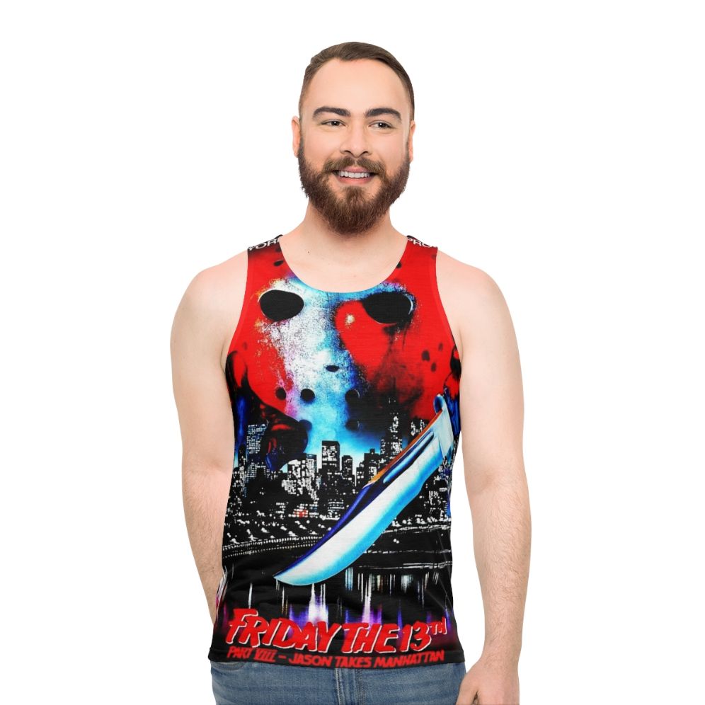 Jason Takes Manhattan Horror Movie Unisex Tank Top