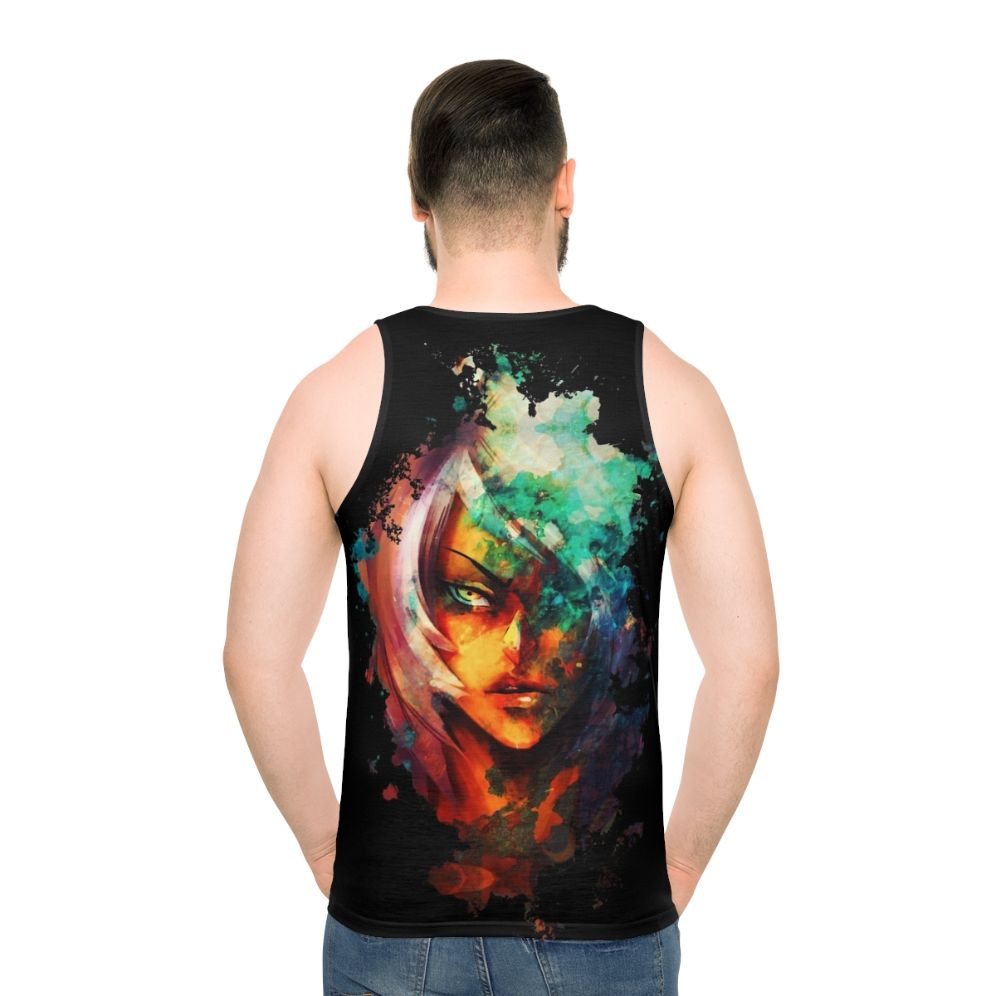 Jasper corrupted gem unisex tank top