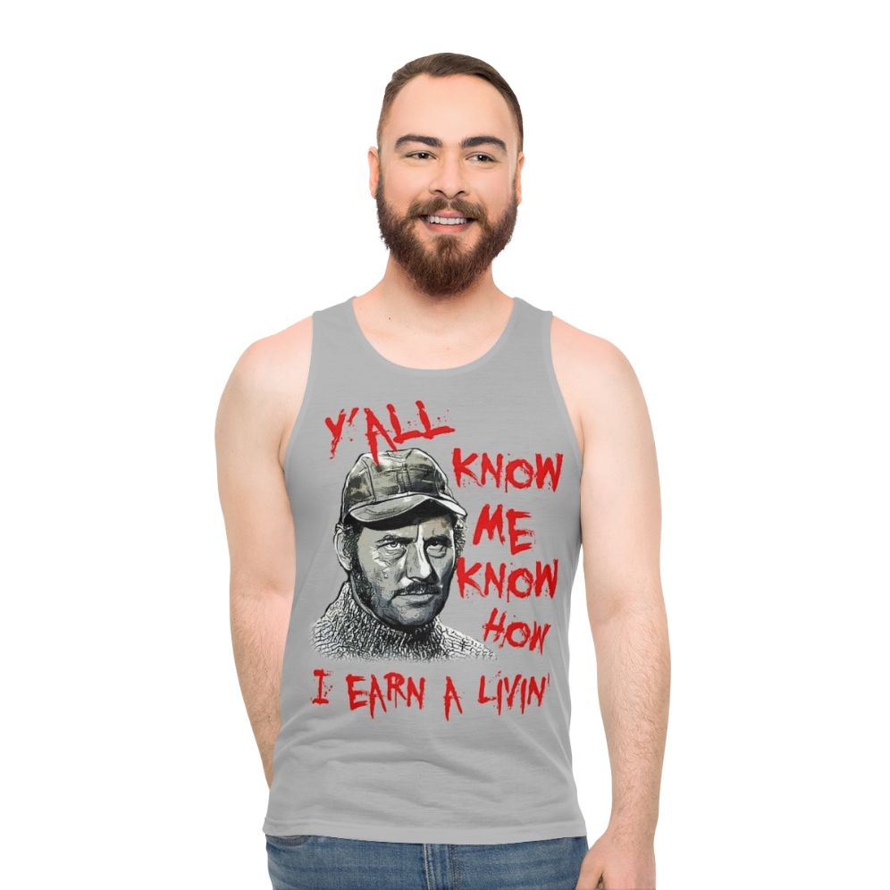 Jaws Quint Unisex Tank Top