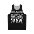 Jaws Shark Unisex Tank Top