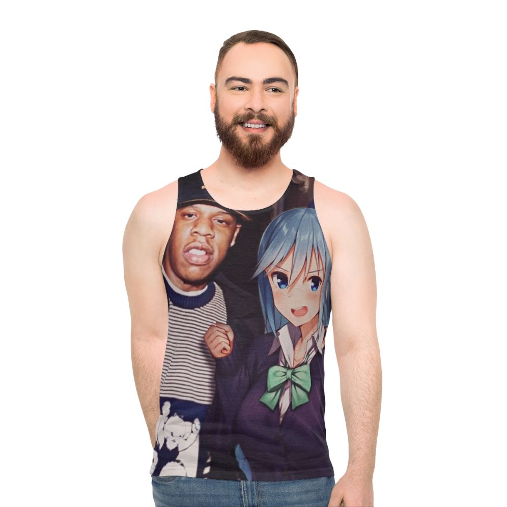 Jay Z x Aqua Anime Unisex Tank Top