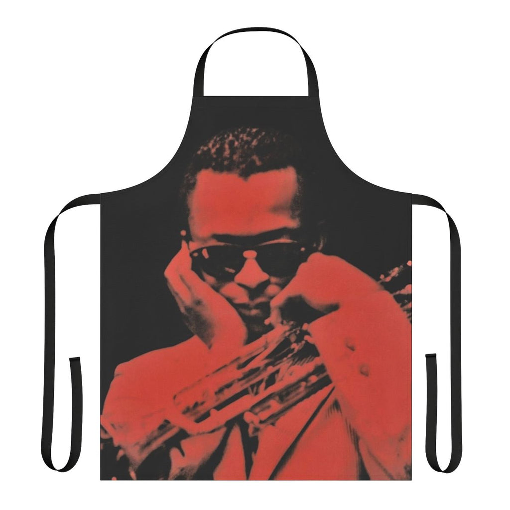 Miles Davis inspired jazz musician apron