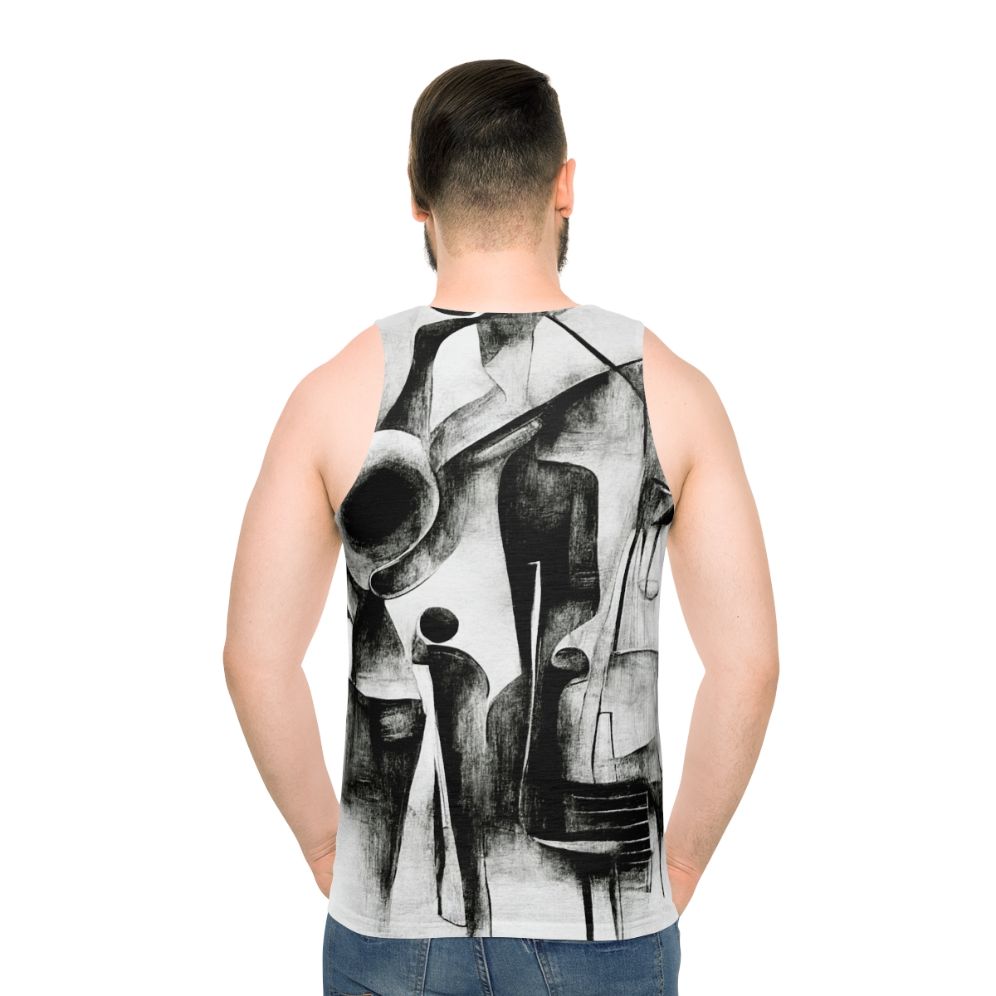 Jazz Quartet Abstract Unisex Tank Top