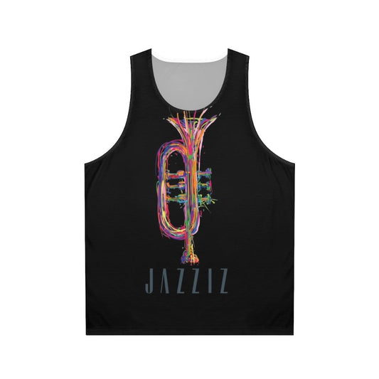 Jazz Trumpet Unisex Tank Top