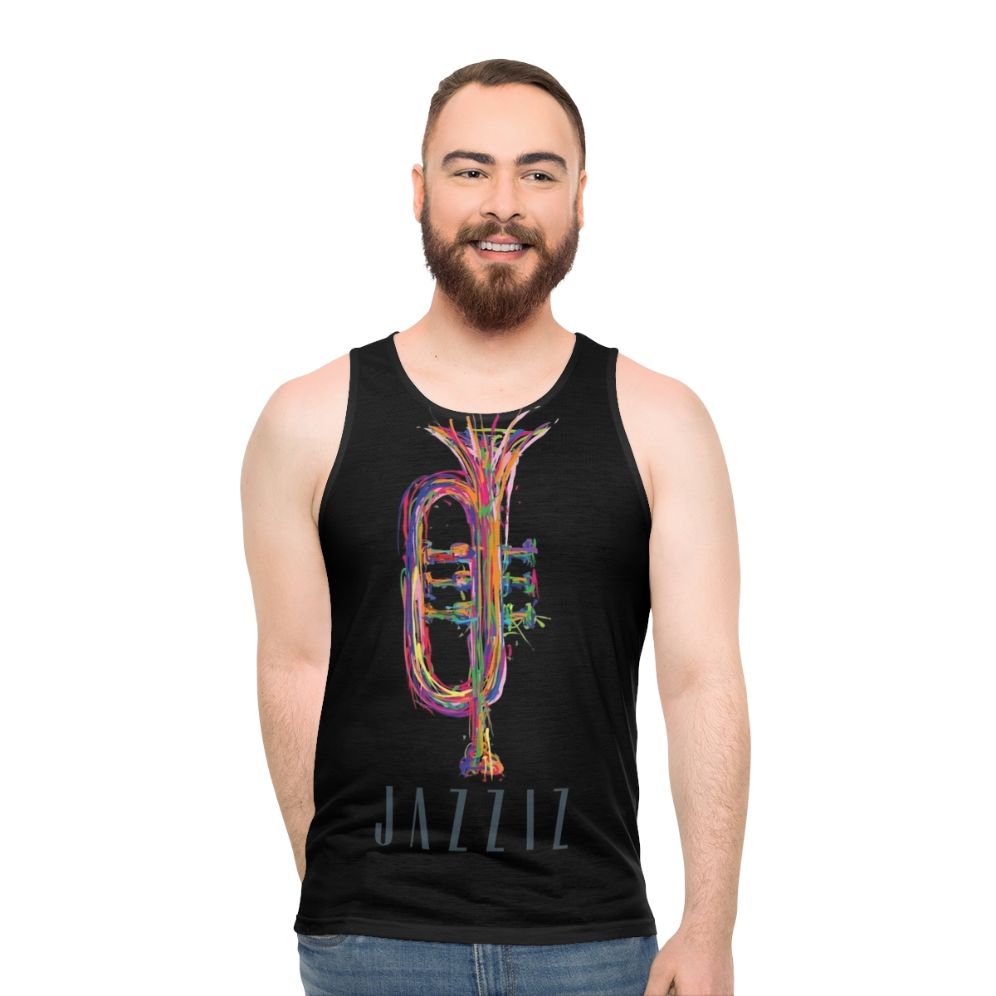 Jazz Trumpet Unisex Tank Top