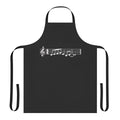 Apron featuring a jazz music meme design inspired by "The Lick" from Adam Neely