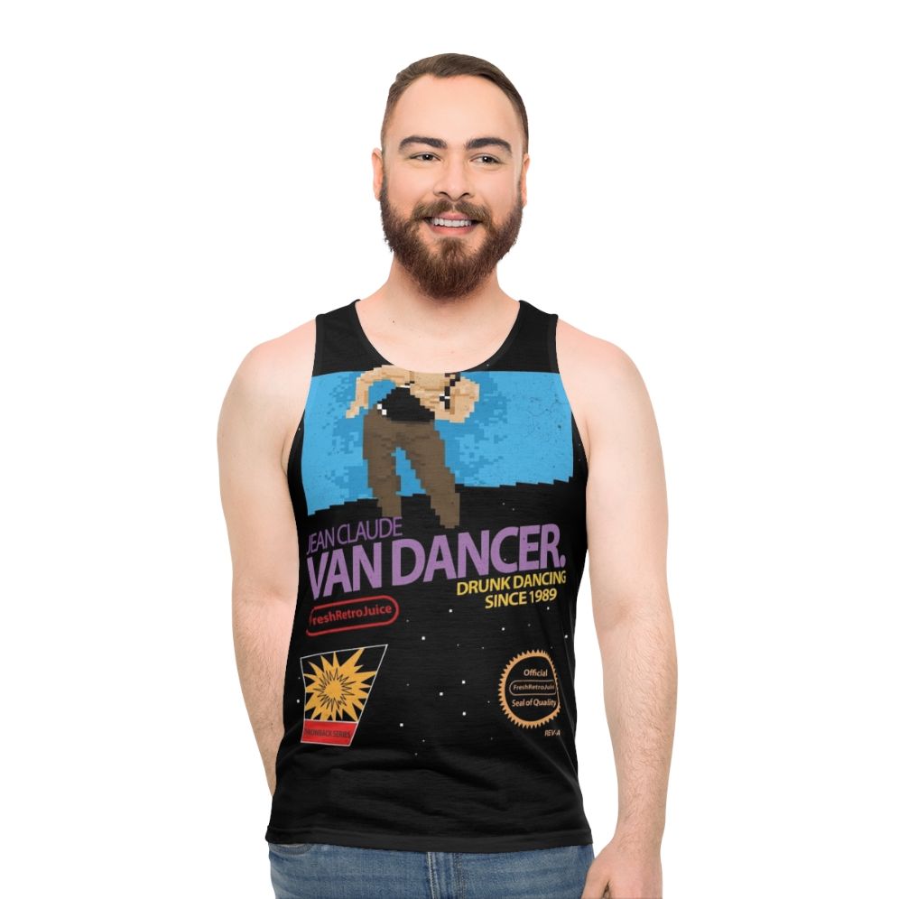 "Jean Claude Van Dancer" Retro Unisex Tank Top