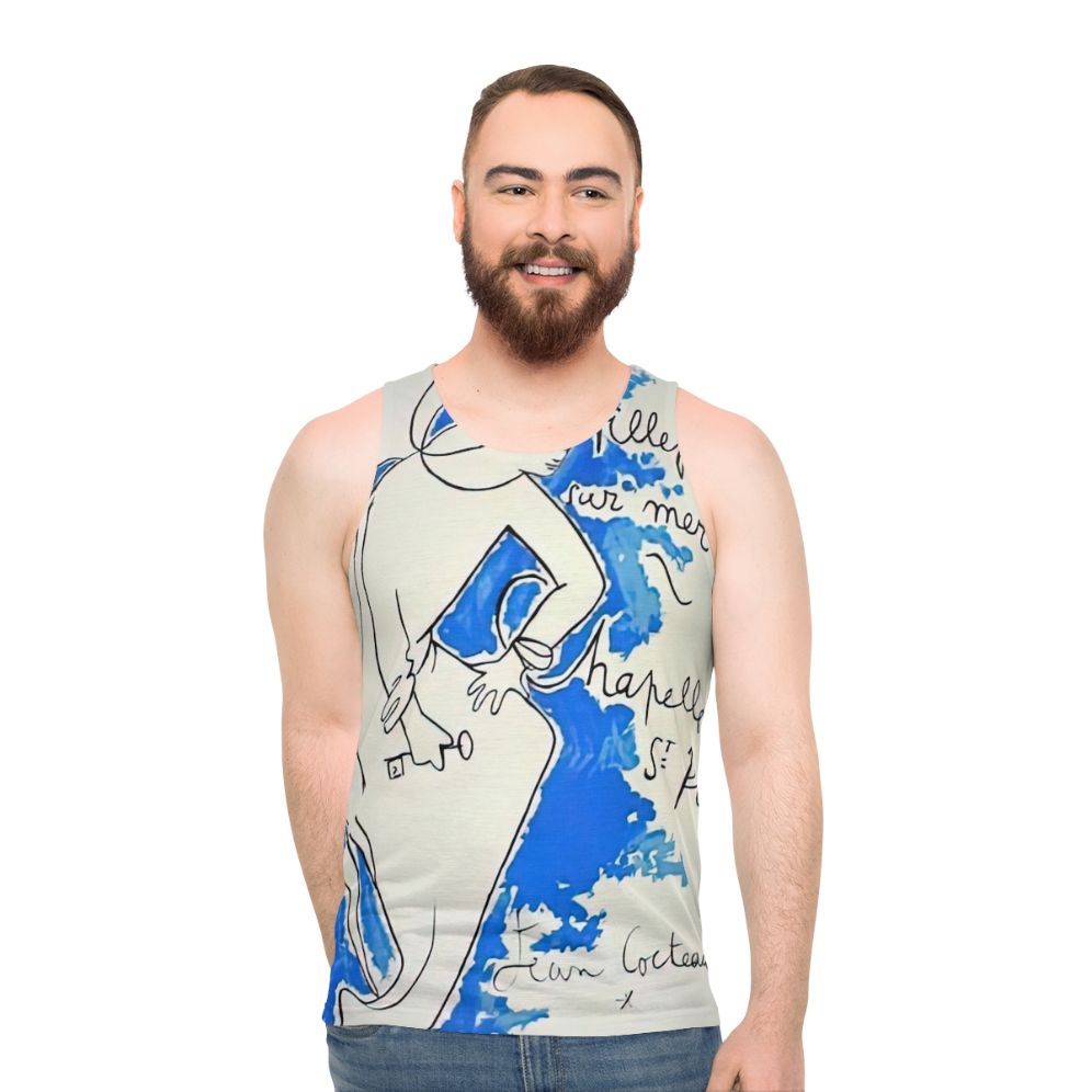 Jean Cocteau Artwork Unisex Tank Top