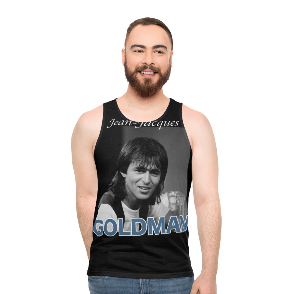 Jean Jacques Goldman Unisex Music Fan Art Tank Top
