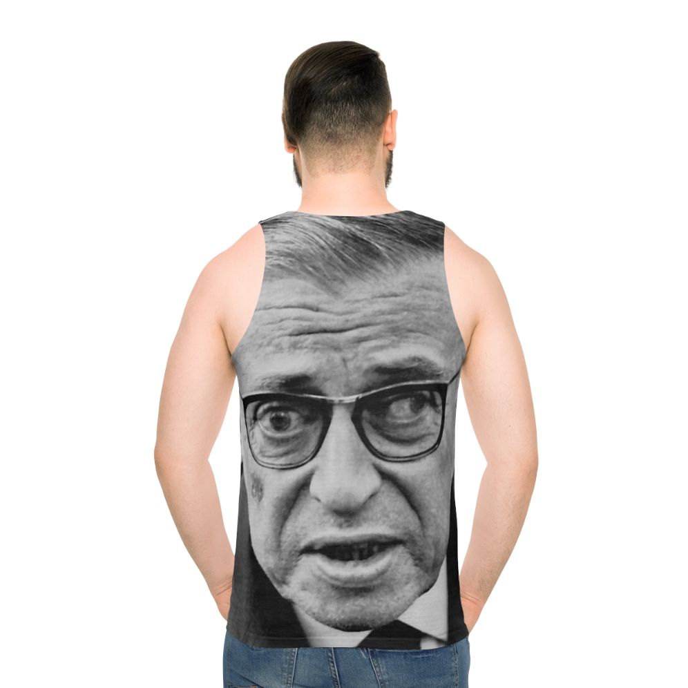 Jean Paul Sartre Unisex Tank Top