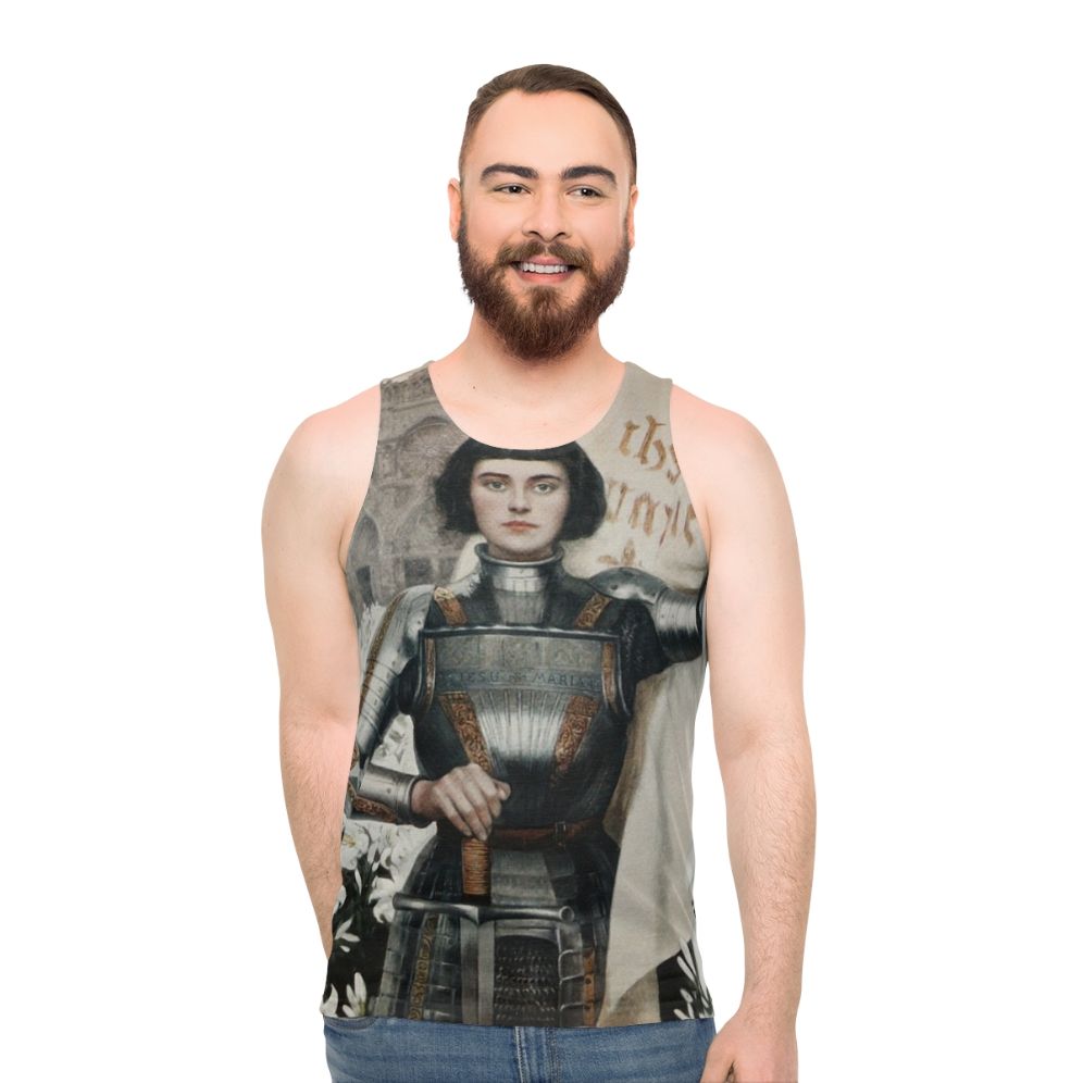 Jeanne d'Arc Unisex Christian Tank Top