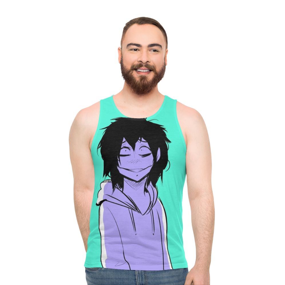 Jeff The Killer Unisex Creepypasta Tank Top