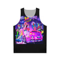 Jem and The Holograms Music Notes Unisex Tank Top