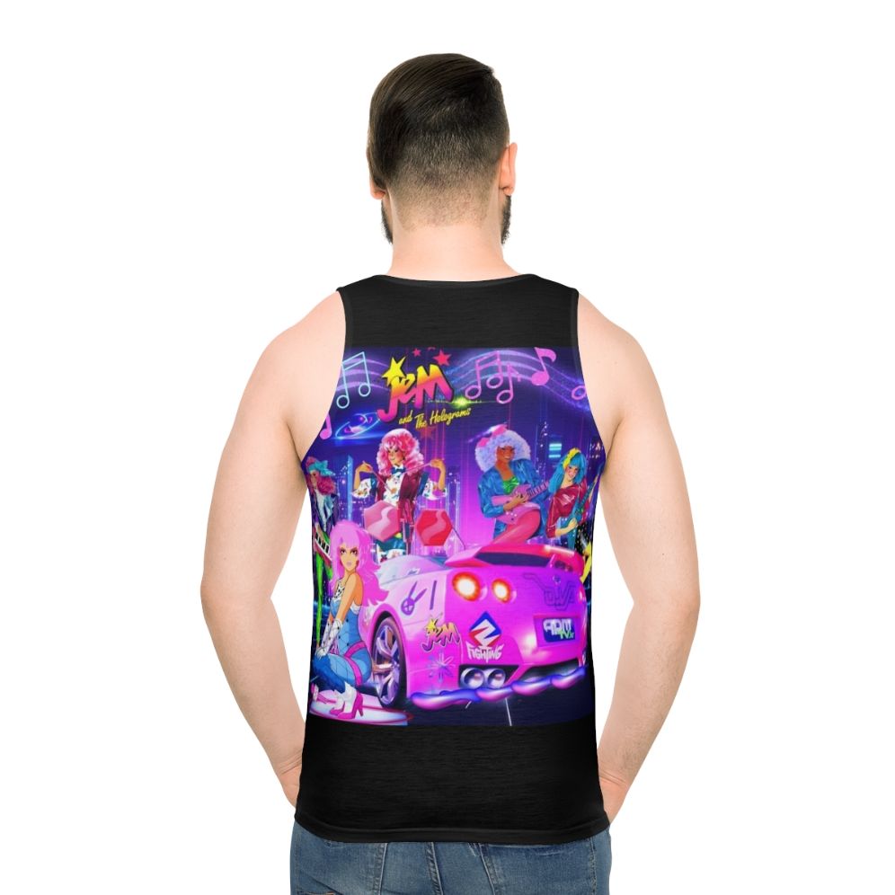 Jem and The Holograms Music Notes Unisex Tank Top