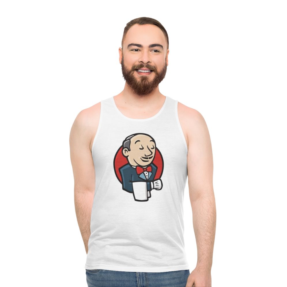 Jenkins Logo Unisex Java Developer Tank Top
