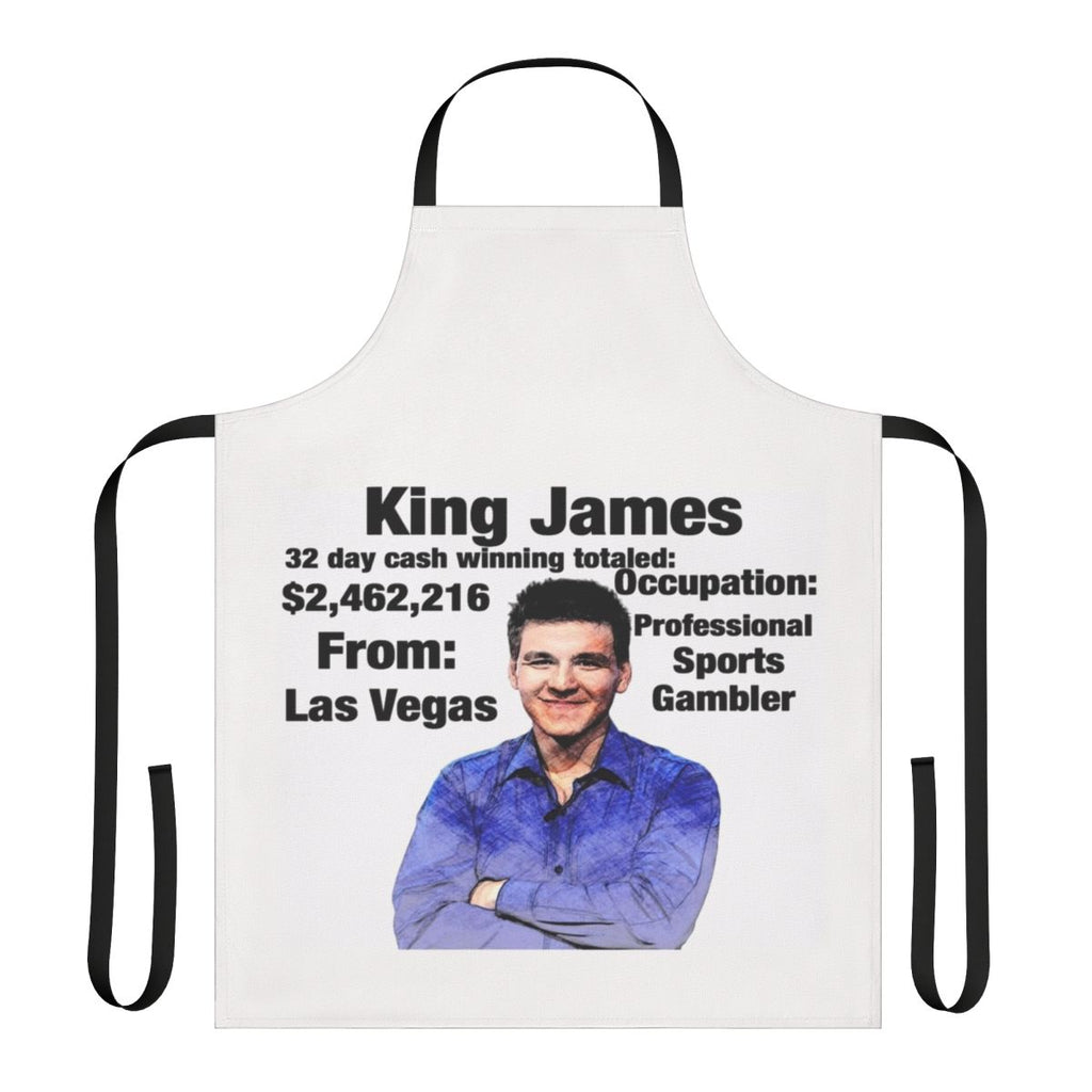 Jeopardy Fan Apron featuring a crown design