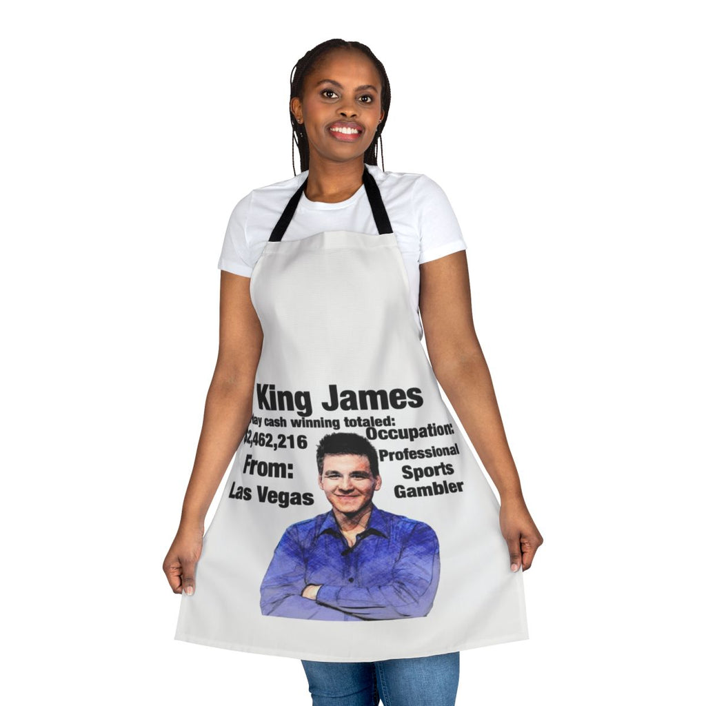 Jeopardy Fan Apron featuring a crown design