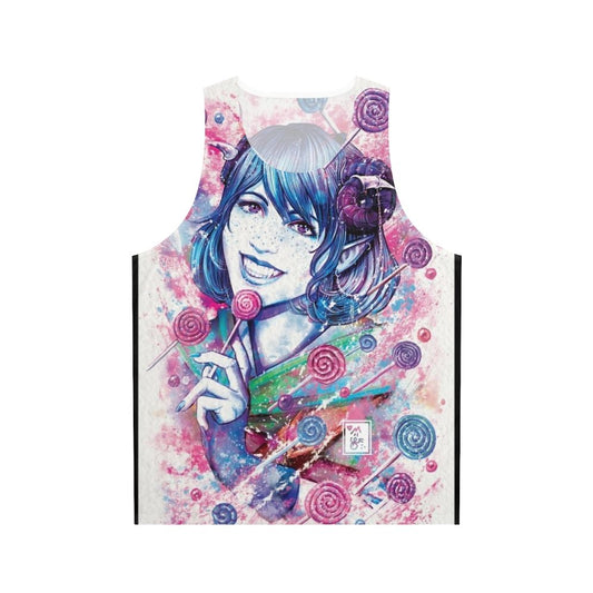 Jester Lavorre Watercolor Candy Unisex Tank Top